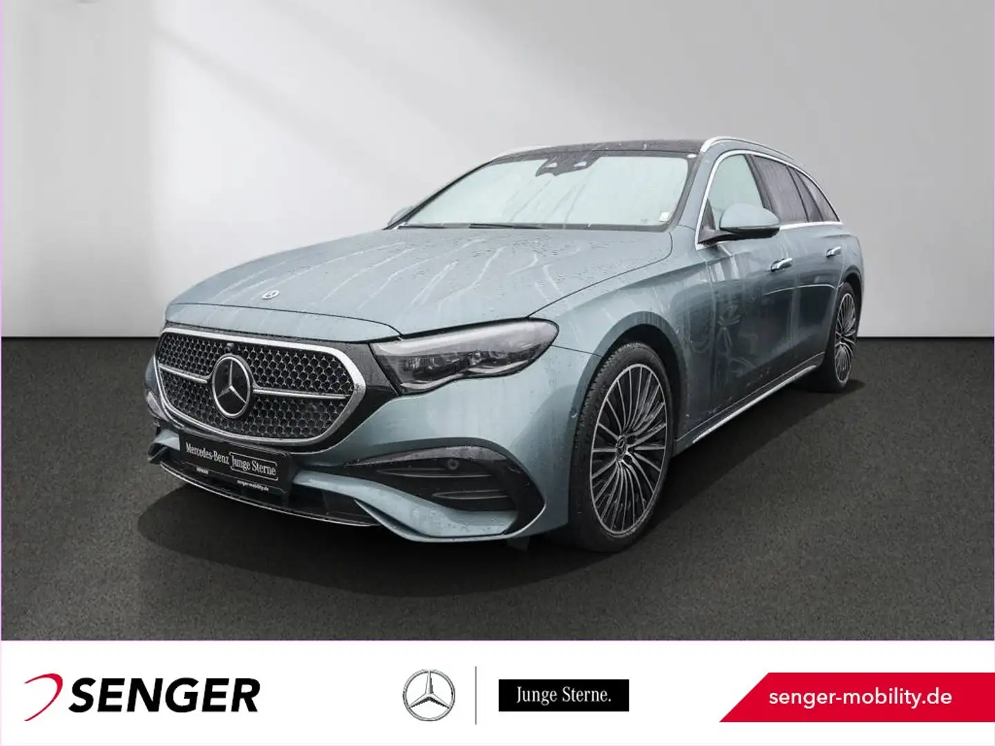 Mercedes-Benz E 300 e T AMG Airmatic Superscreen Burmester Grijs - 1