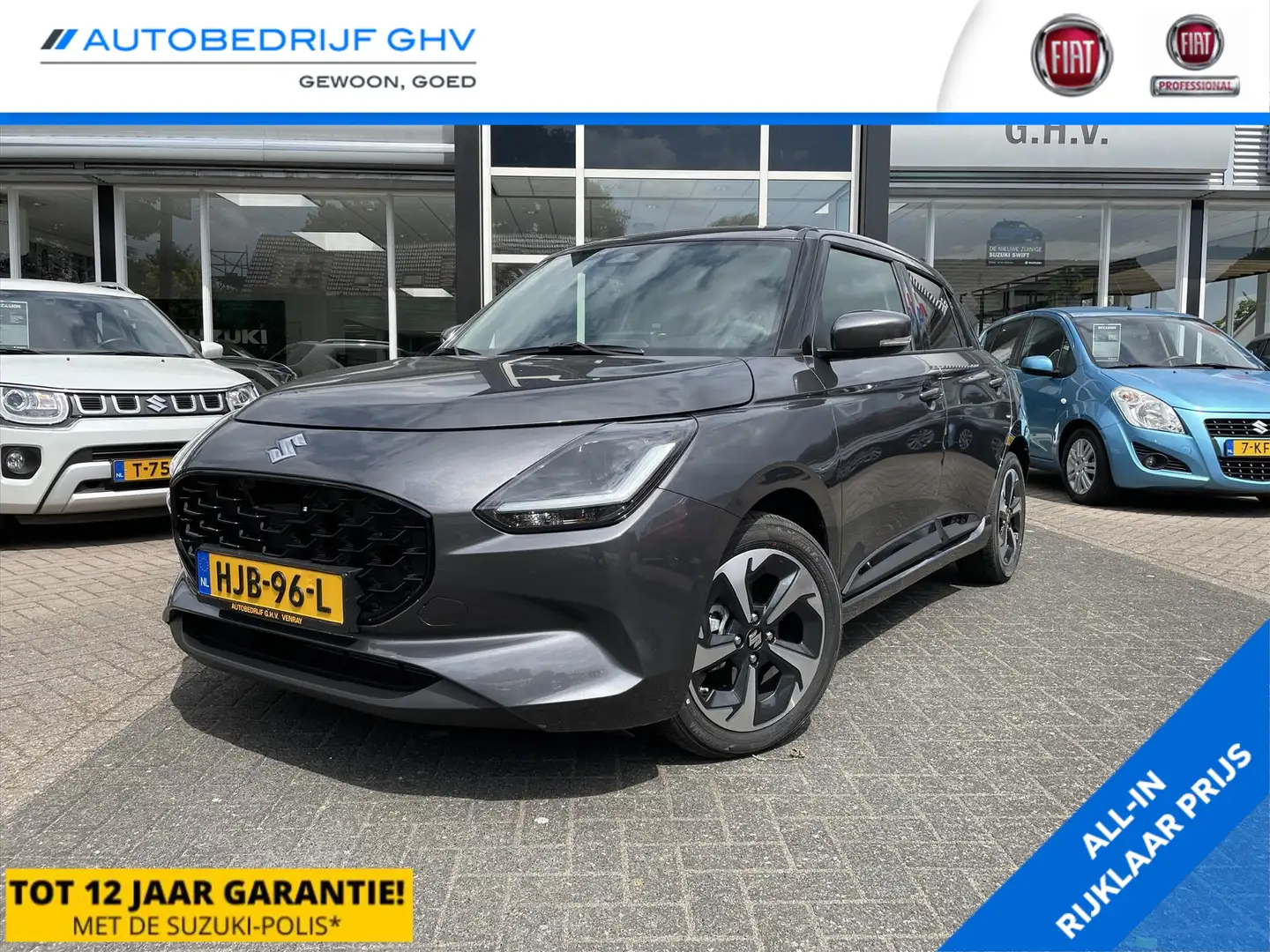 Suzuki Swift New 1.2 Smart Hybrid 83pk CVT Style | Black Rhino Gris - 1