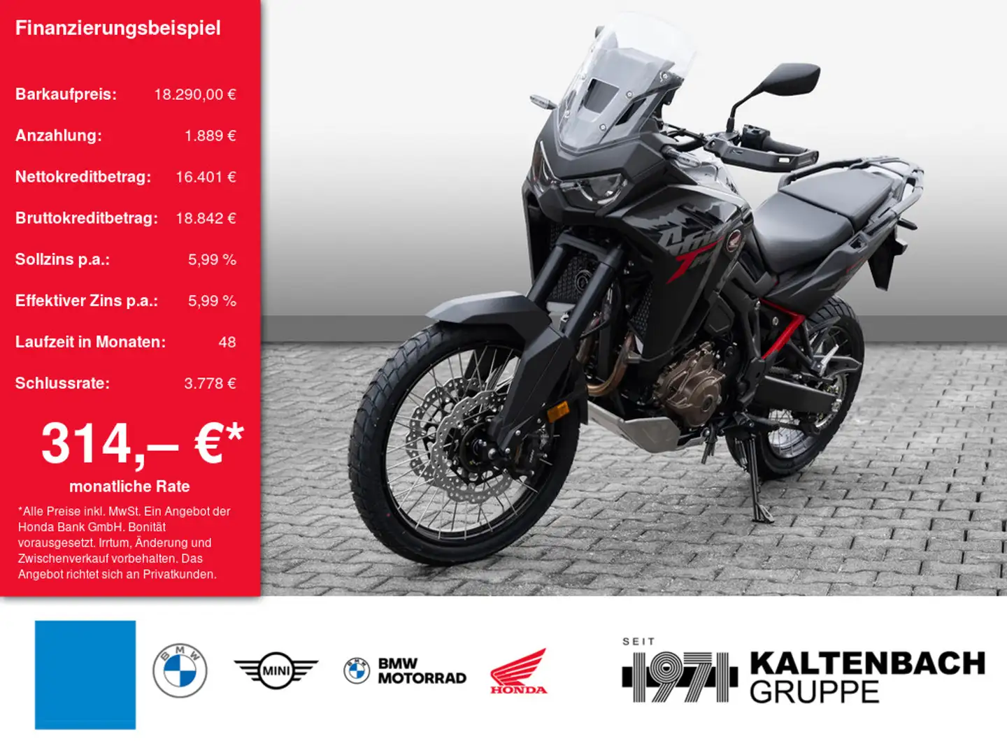 Honda CRF 1100 Noir - 1