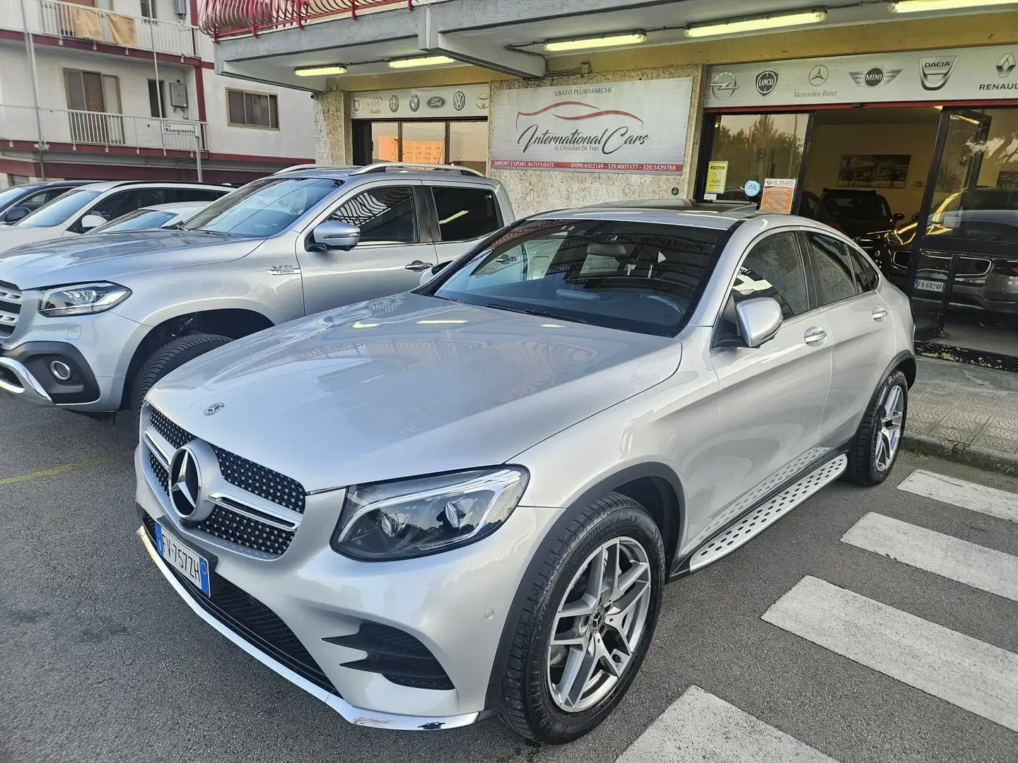 Mercedes-Benz GLC 250 GLC Coupe 250 d Premium 4matic auto Argent - 1