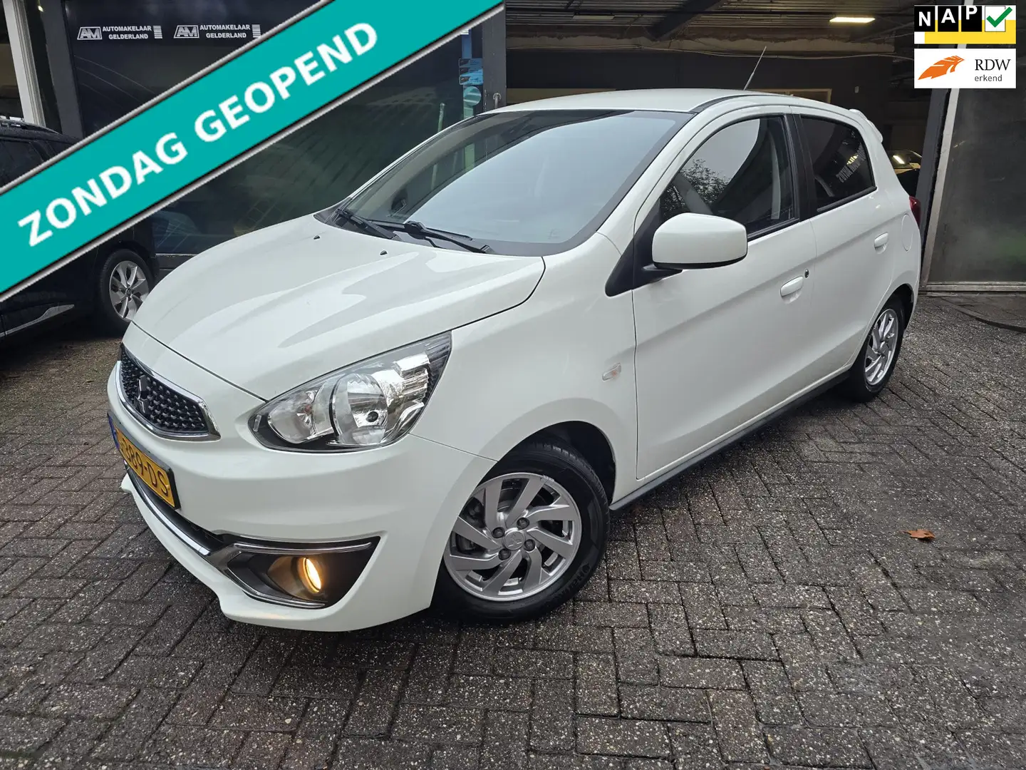 Mitsubishi Space Star 1.0 Active | 2E EIGENAAR | AIRCO | NAVI | LMV | NW Blanc - 1