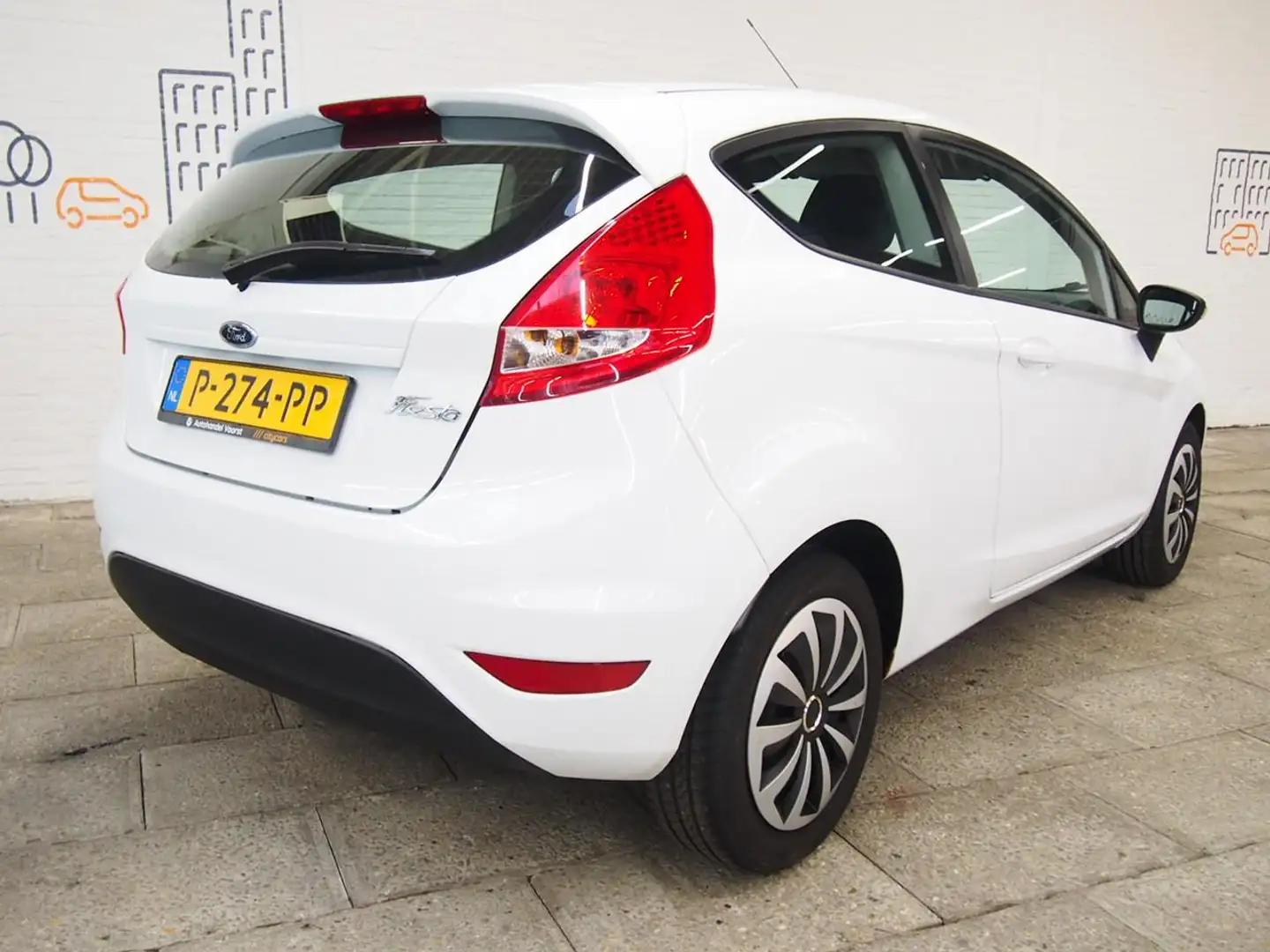 Ford Fiesta 1.25 Limited Airco (APK:Nieuw) Incl.Garantie Blanc - 2