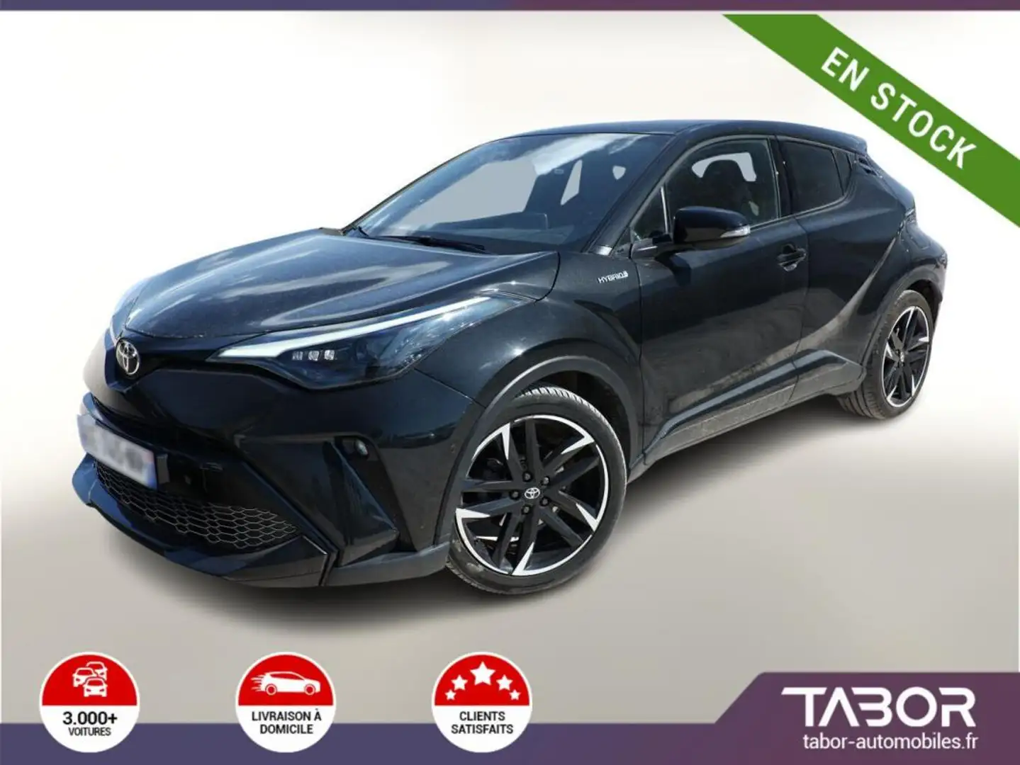 Toyota C-HR 2.0 Hybrid 184 CVT GR Sport LED GPS Noir - 1