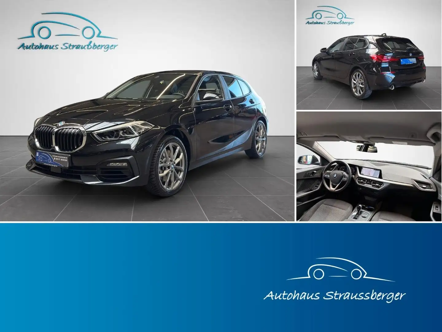 BMW 120 i Aut. Advantage Sitzh HiFi 2-Z NP:46.000€ Black - 1