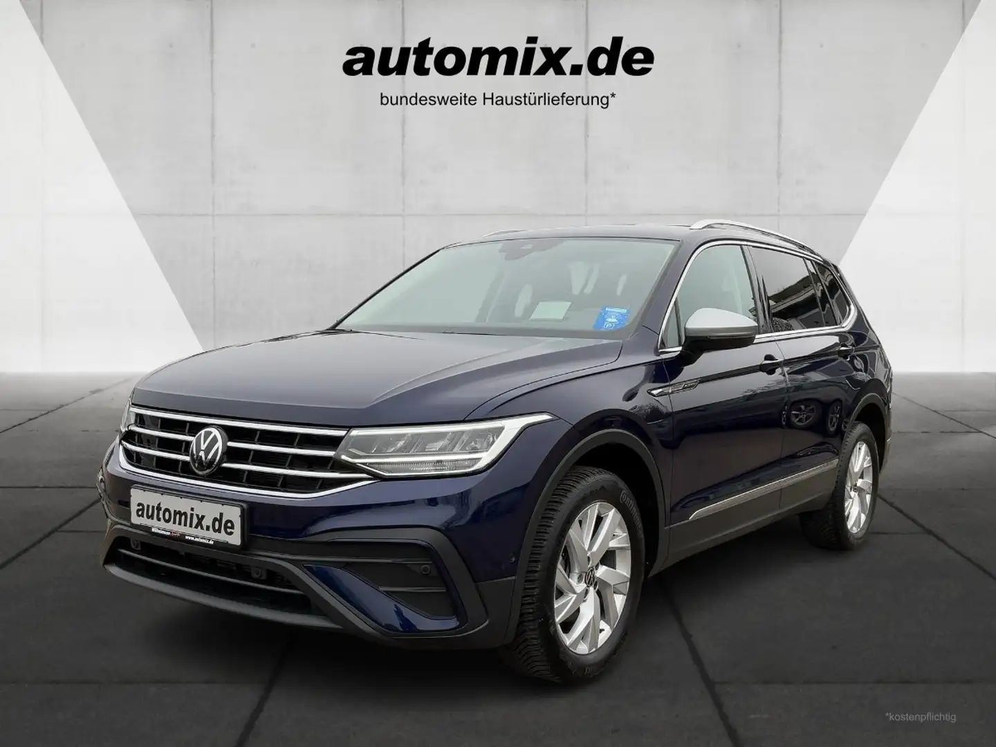 Volkswagen Tiguan Allspace AHK,Navi,ACC,7 Sitze,SHZ, Spurh. Blau - 1