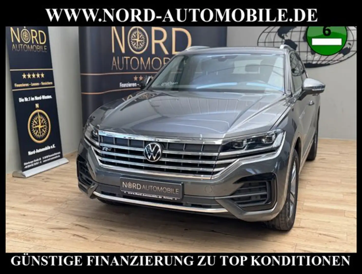 Volkswagen Touareg R-Line 4MOT 3.0 TDI R-Line Leder/AHK/19 R-Line Grijs - 1
