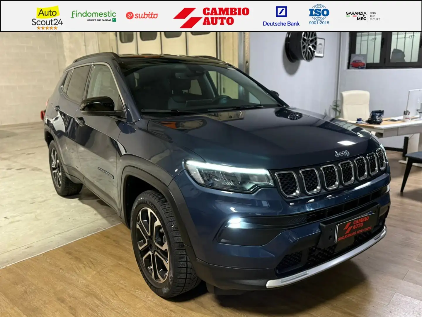 Jeep Compass PREZZO REALE - KM CERTIFICATI Limited 4xe auto Blu/Azzurro - 1