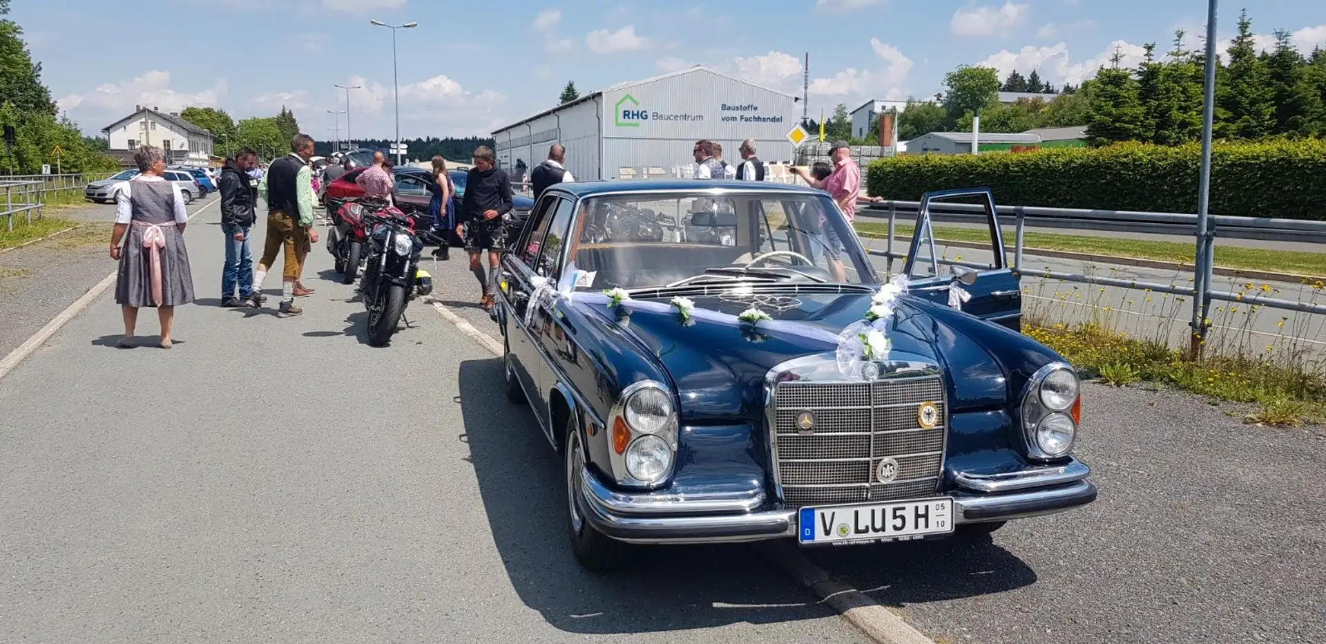 Mercedes-Benz 280 S - Klasse Top Zustand 6 Zylinder 160PS H-Ke Blauw - 1