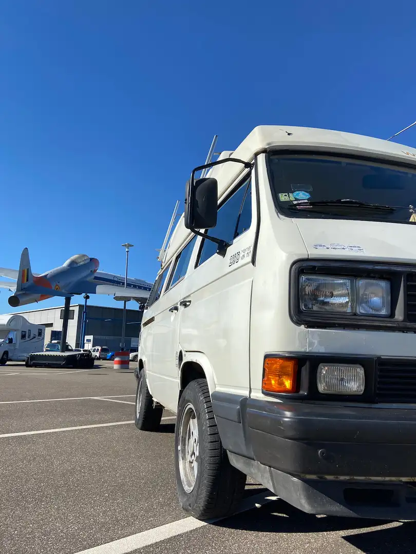 Volkswagen T3 California 1,6 TD Hochdach Weiß - 1