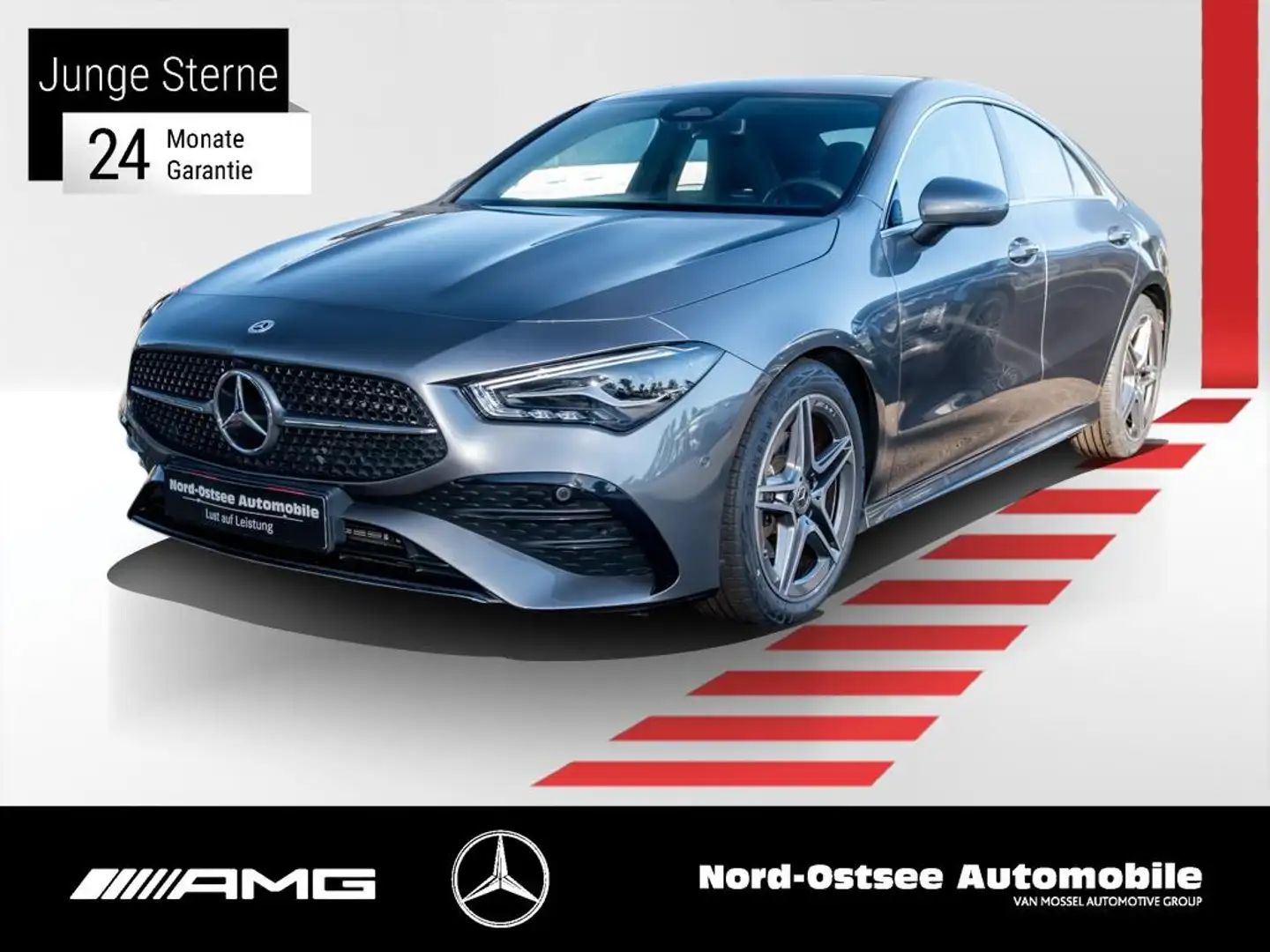 Mercedes-Benz CLA 180 COUPÉ AMG ADV+ LED KAMERA KEYLESS SHZ Gris - 1