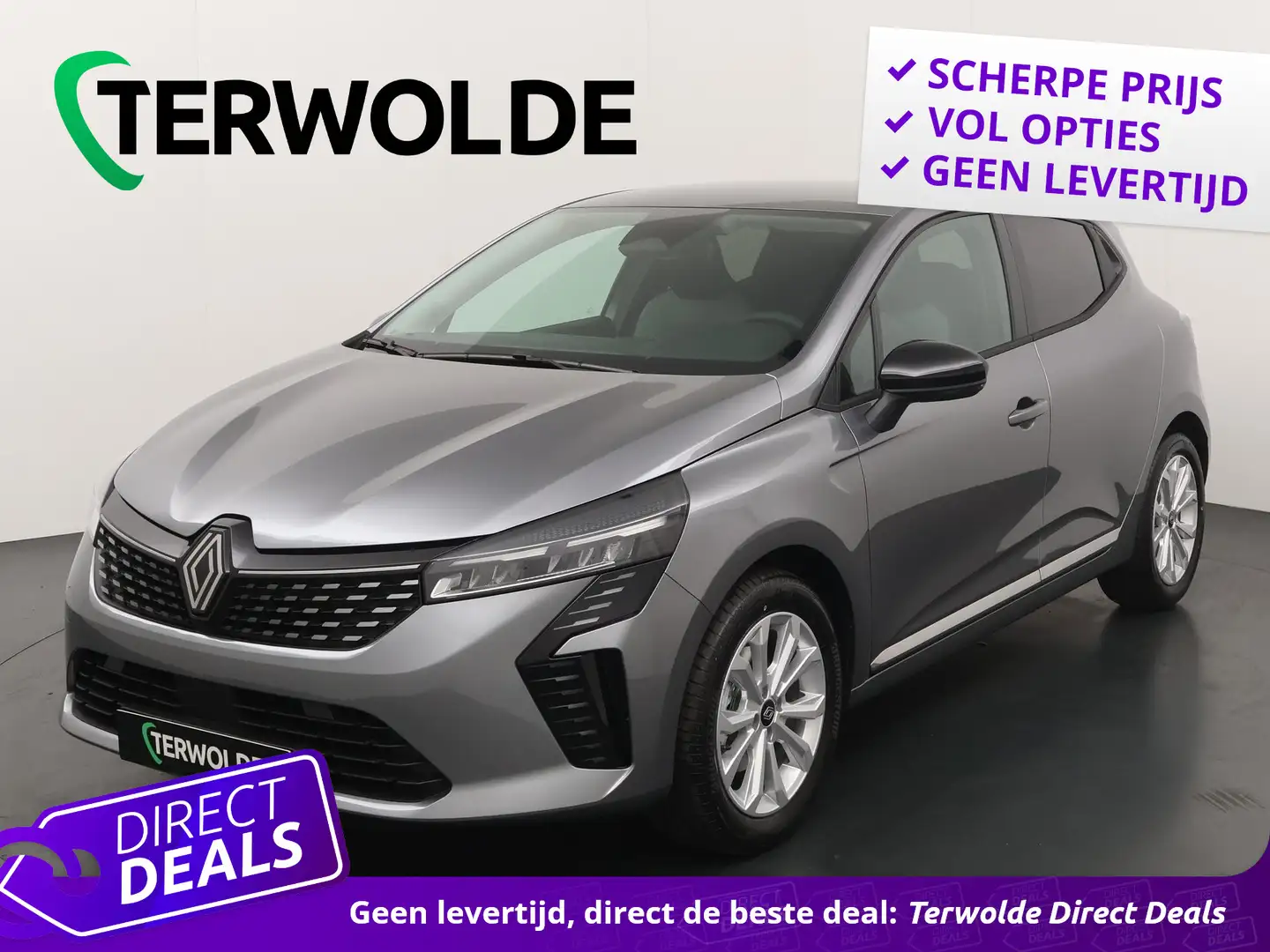 Renault Clio 1.6 E-Tech Full Hybrid 145 evolution | Achteruitri Grijs - 1