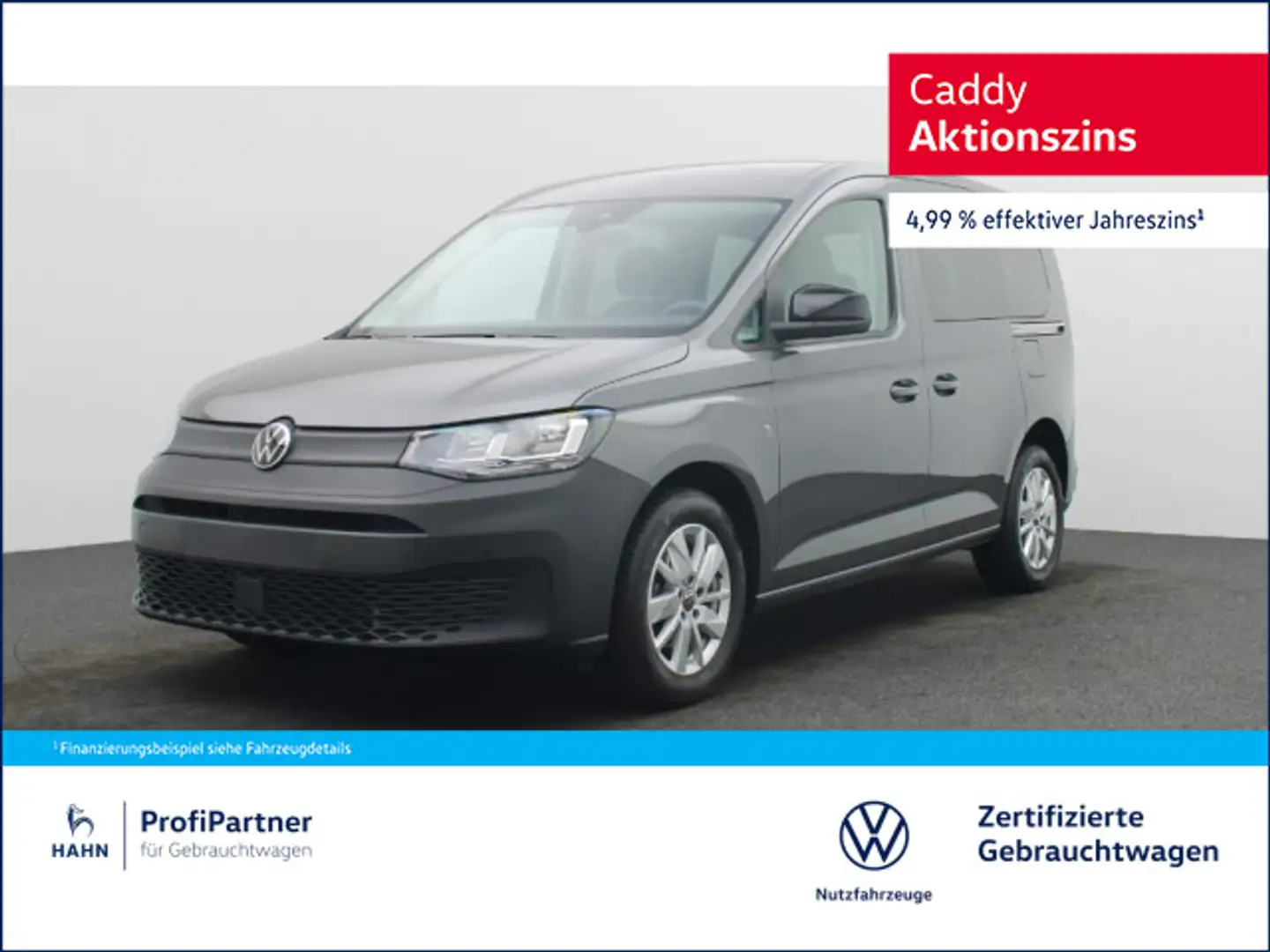 Volkswagen Caddy 5 2.0TDI 75KW AHK Navi Lane Assist Grau - 1