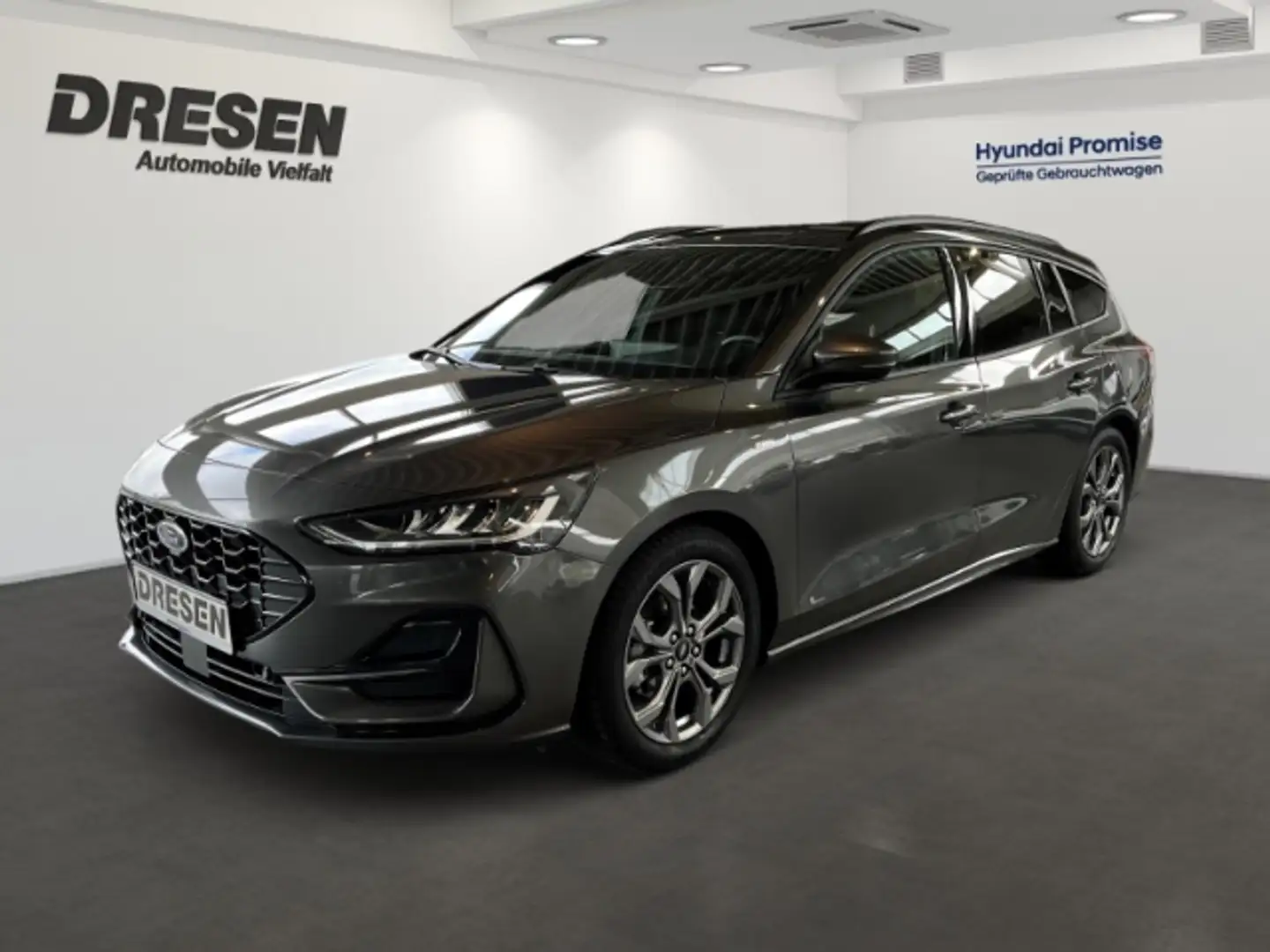 Ford Focus Turnier Mild-Hybrid 1.0 EcoBoost ST-Line+Lenkradhe Gris - 1