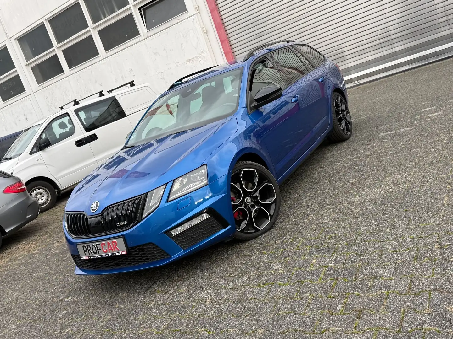 Skoda Octavia Combi RS 60 4x4 TOTW-RFK-SHZ-1HND-SCHECK Bleu - 1