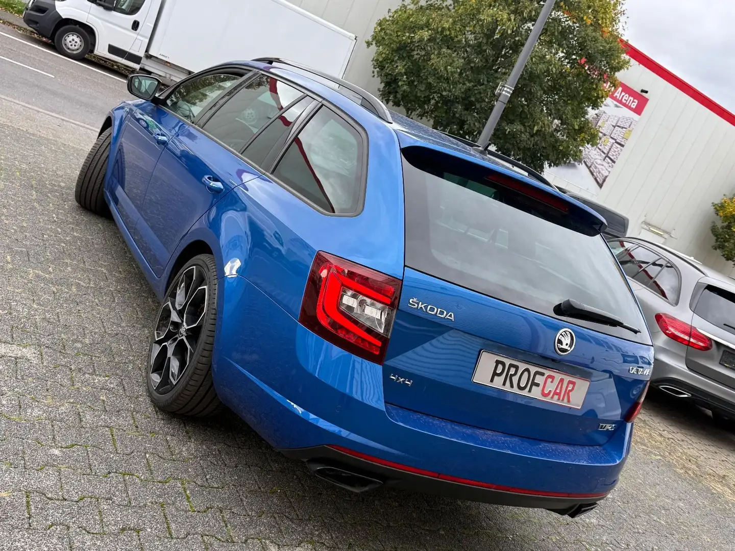 Skoda Octavia Combi RS 60 4x4 TOTW-RFK-SHZ-1HND-SCHECK Bleu - 2