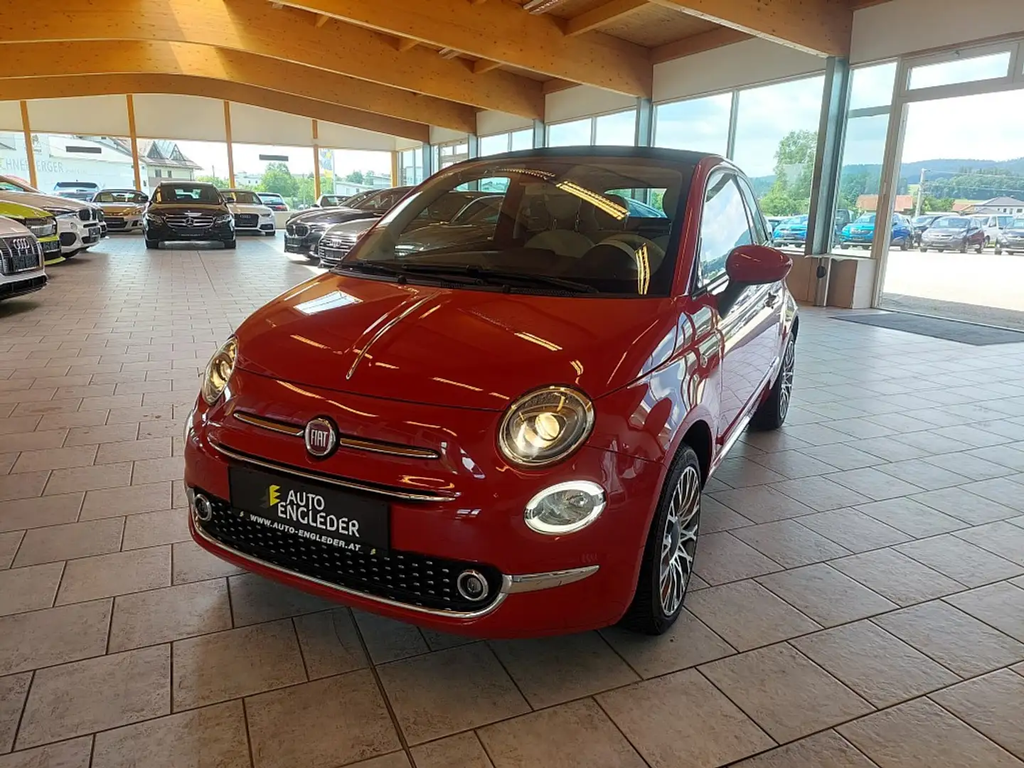 Fiat 500C ECO 1,2 69 Lounge Rot - 2