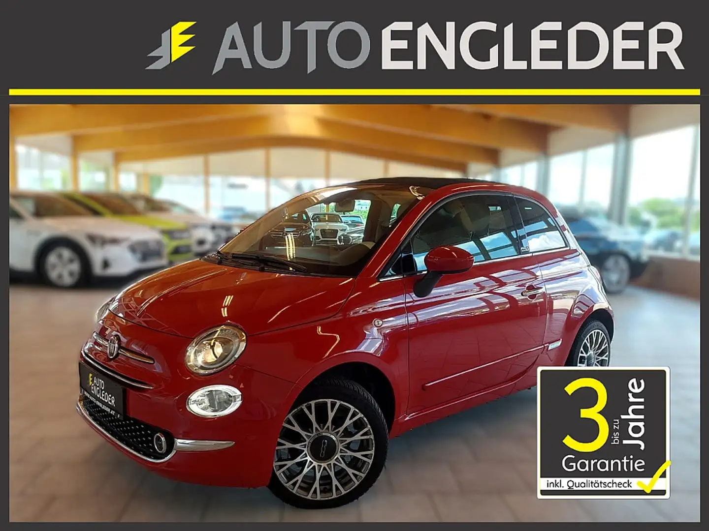 Fiat 500C ECO 1,2 69 Lounge Rot - 1