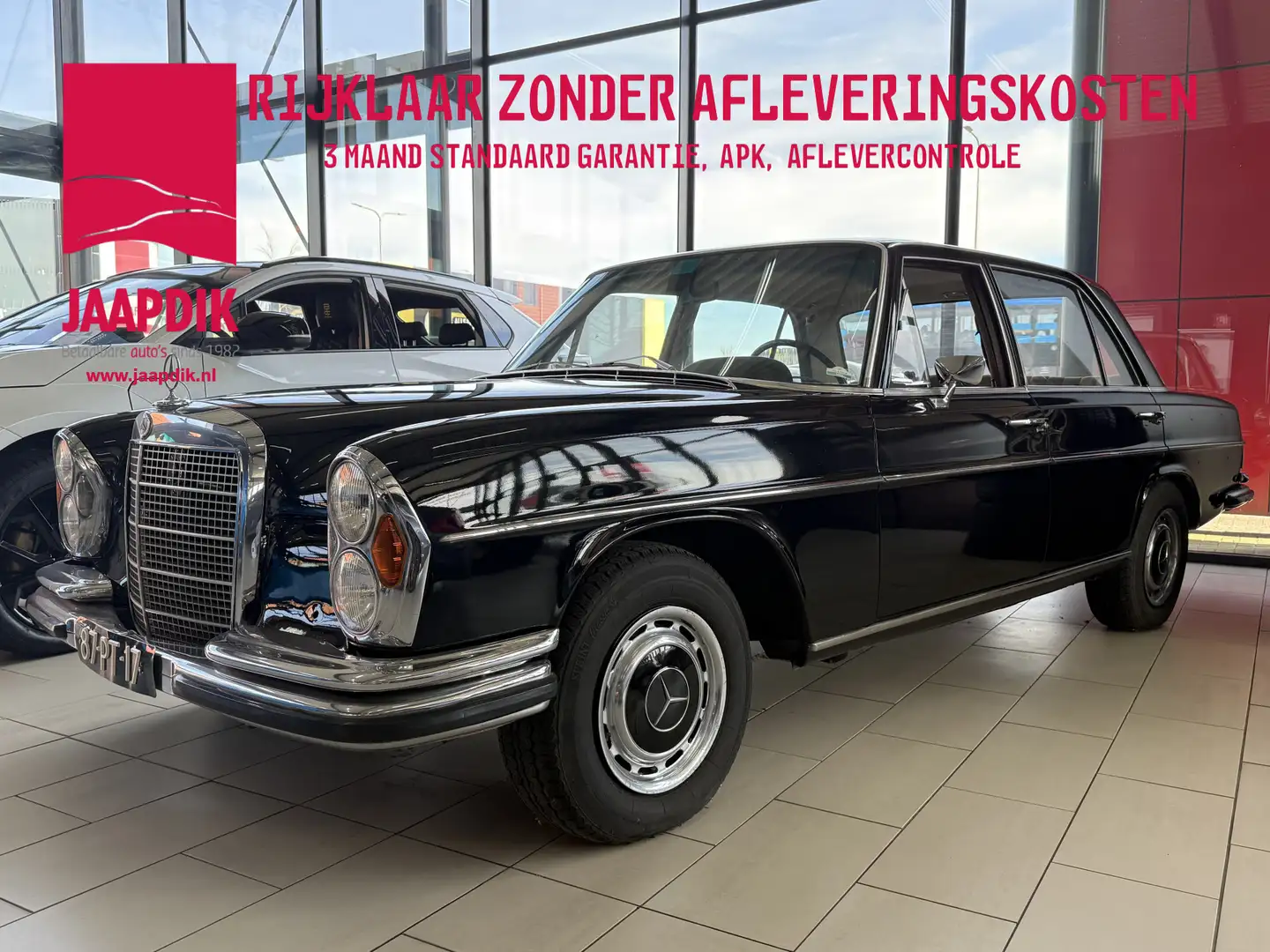Mercedes-Benz 280 SEL BWJ 1972 3.5 V8 200 PK STUURVERSNELLING ZELDZA Zwart - 1