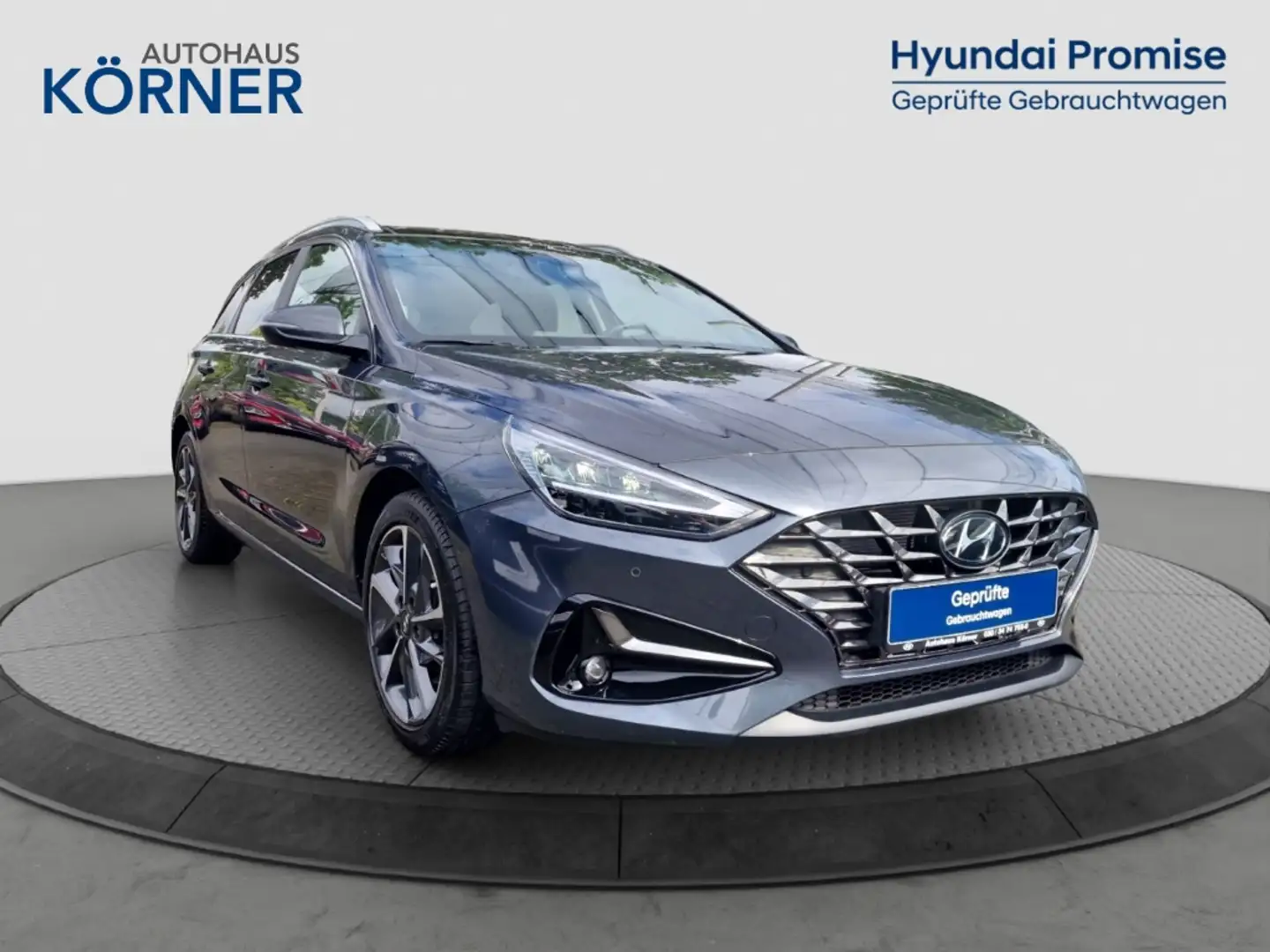 Hyundai i30 PRIME 1.5 T-GDi *PANORAMA*LEDER*CARPLAY*CAM* Grey - 1