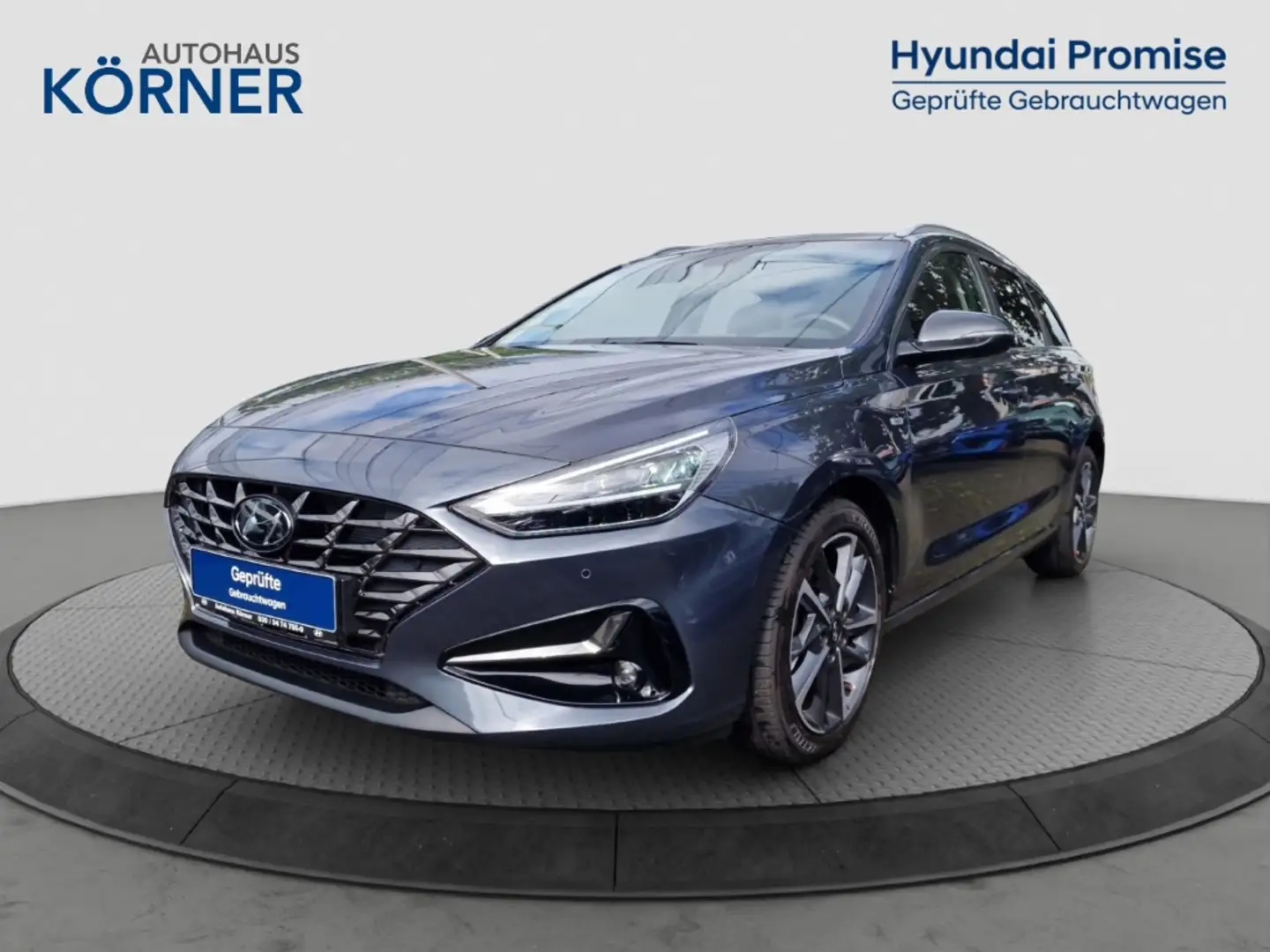 Hyundai i30 PRIME 1.5 T-GDi *PANORAMA*LEDER*CARPLAY*CAM* Grey - 2