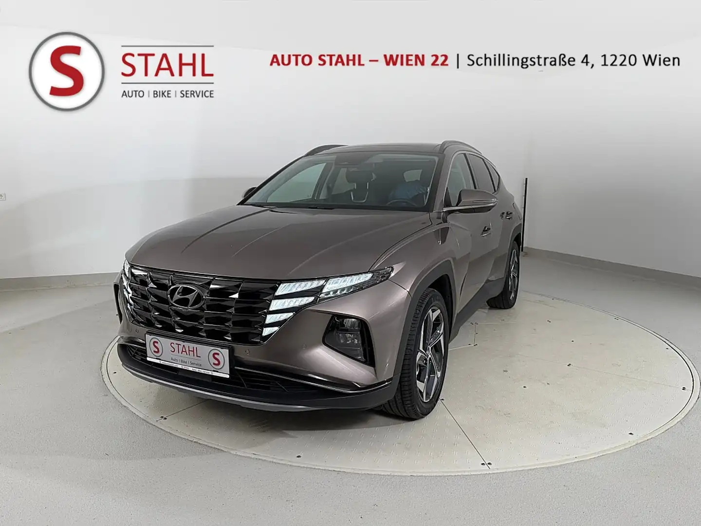 Hyundai TUCSON Tucson 1,6 T-GDI Hybrid 4WD Prestige Line Aut. ... Braun - 1