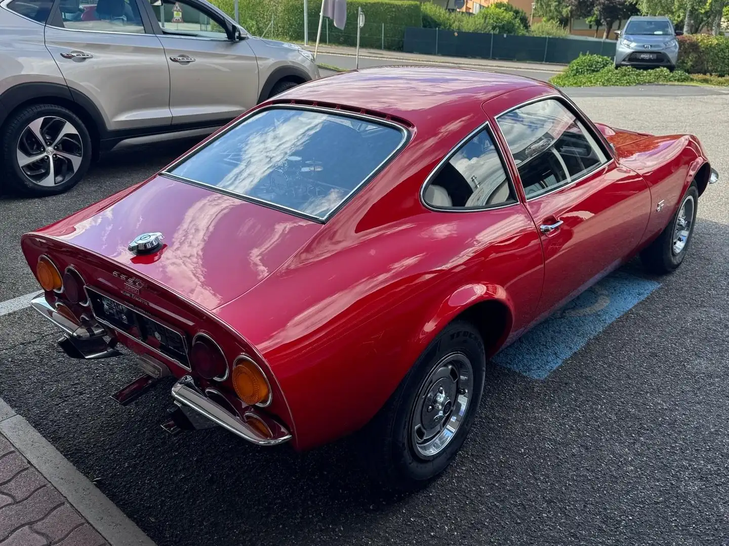 Opel GT 1900 Rood - 2