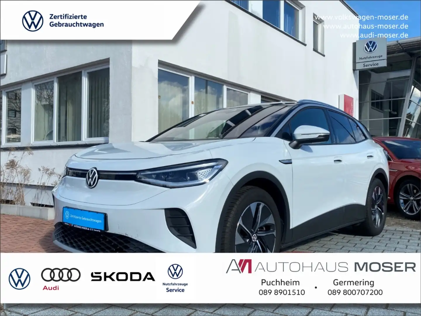 Volkswagen ID.4 ProPerformance Wärmemp.Design*Komfort+*Info!! Weiß - 1