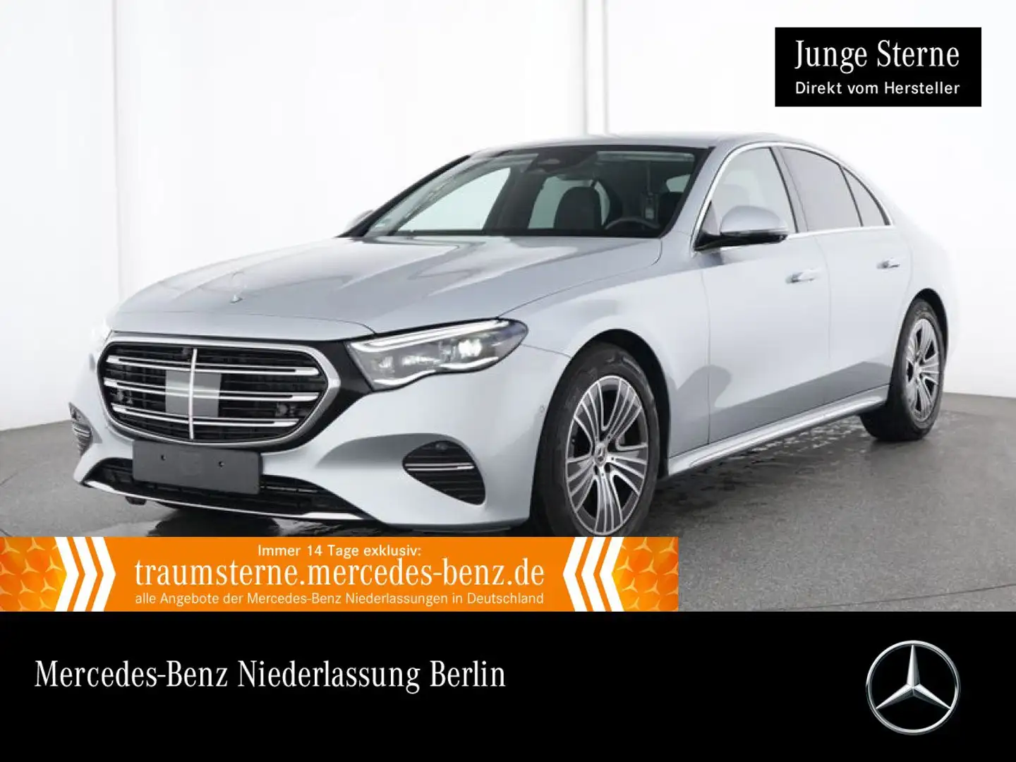 Mercedes-Benz E 200 Exclusive 360° Burmester Distr. AHK PTS 9G Argent - 1