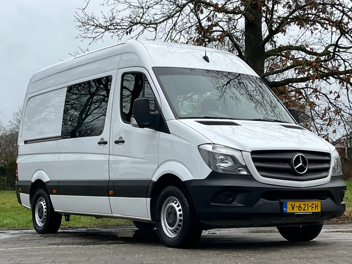 Mercedes-Benz Sprinter 314 2.2 CDI 366 HD DC|EURO6|NAP|DUBBELCABINE|AUTOM Wit - 2