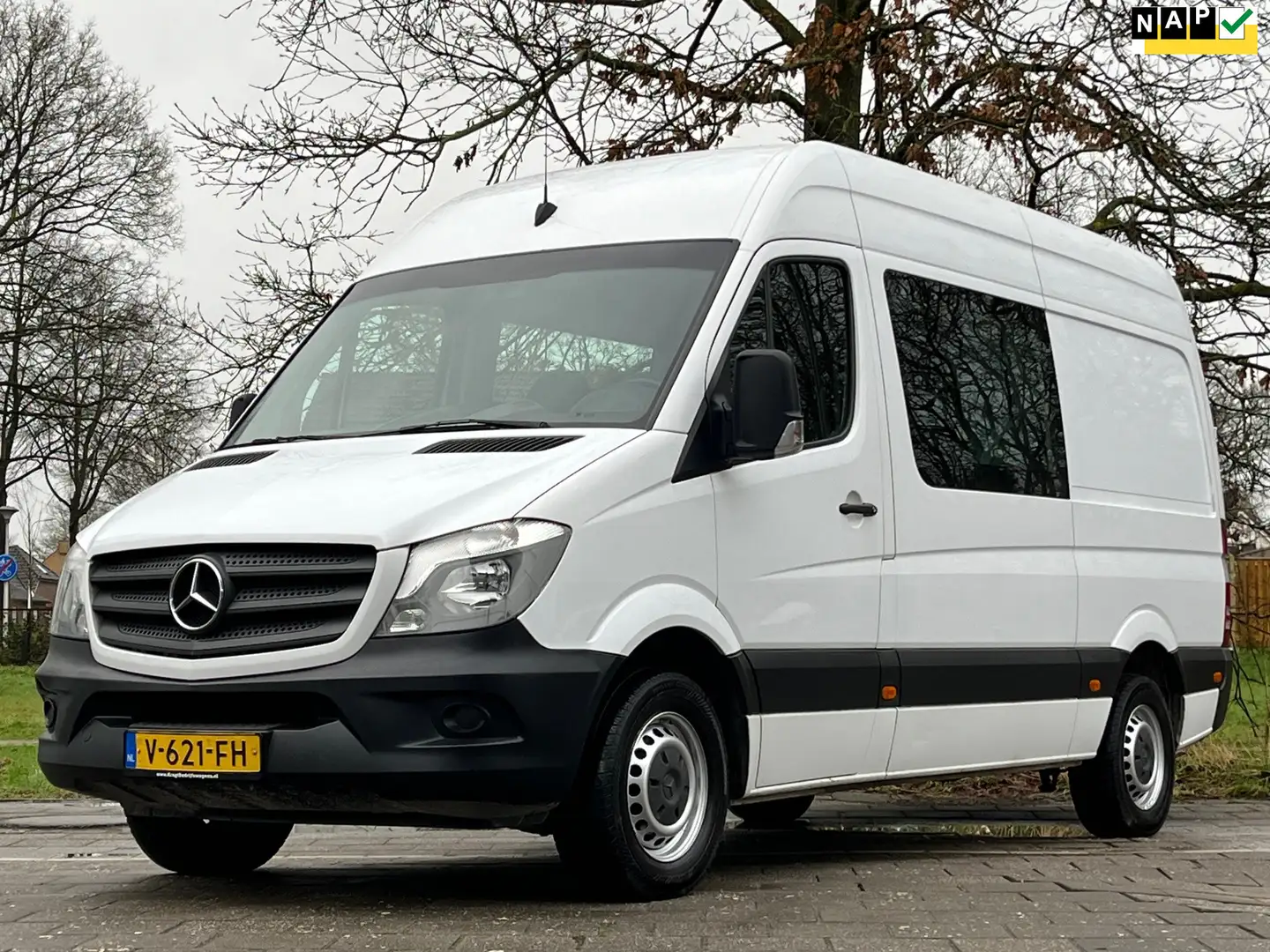 Mercedes-Benz Sprinter 314 2.2 CDI 366 HD DC|EURO6|NAP|DUBBELCABINE|AUTOM Wit - 1