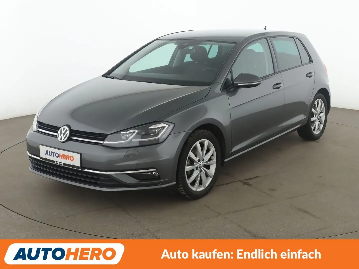 Volkswagen Golf 1.5 TSI ACT Highline BM Aut.*NAVI*LED* Gris - 1