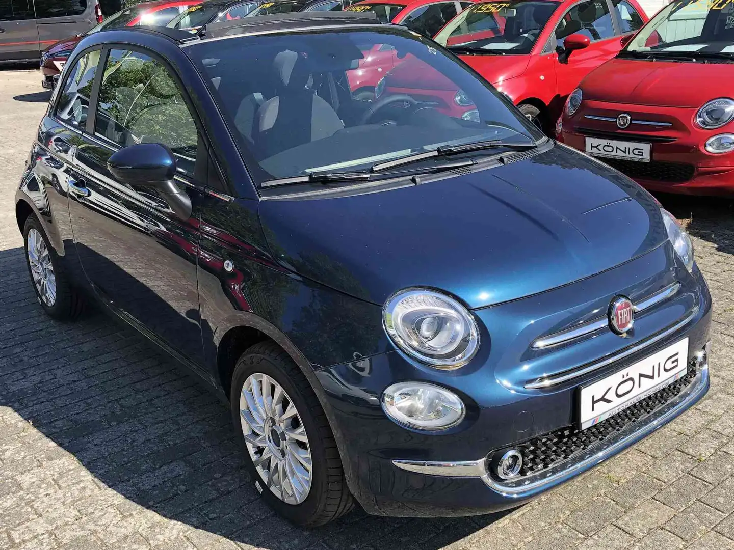 Fiat 500C Cabrio MY23 1.0 Dolcevita Navi PDC Klima Blau - 2
