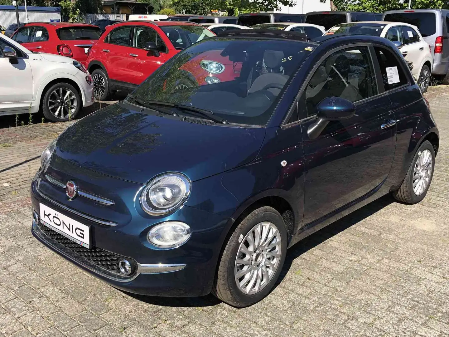 Fiat 500C Cabrio MY23 1.0 Dolcevita Navi PDC Klima Blau - 1