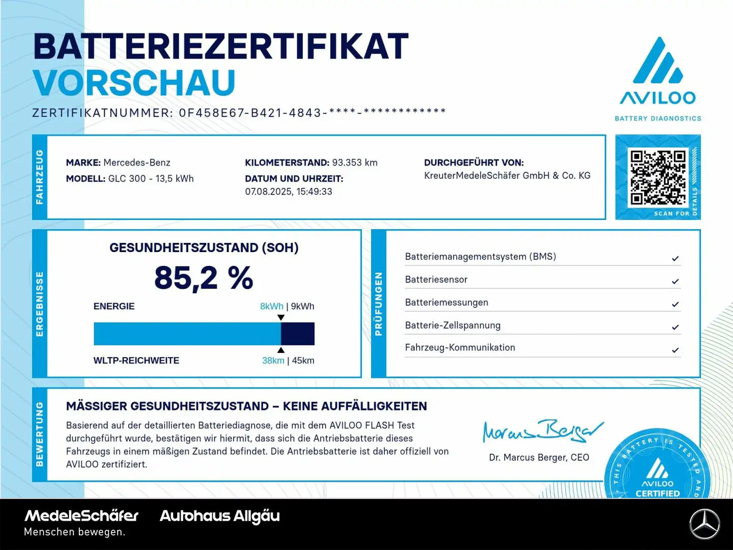 Mercedes-Benz GLC 300 GLC 300 de 4M AMG Night AHK Dis MLed Bur AirBody Rot - 2