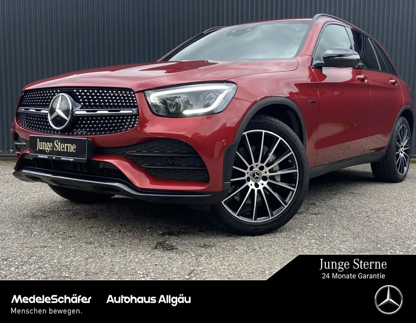 Mercedes-Benz GLC 300 GLC 300 de 4M AMG Night AHK Dis MLed Bur AirBody Rot - 1