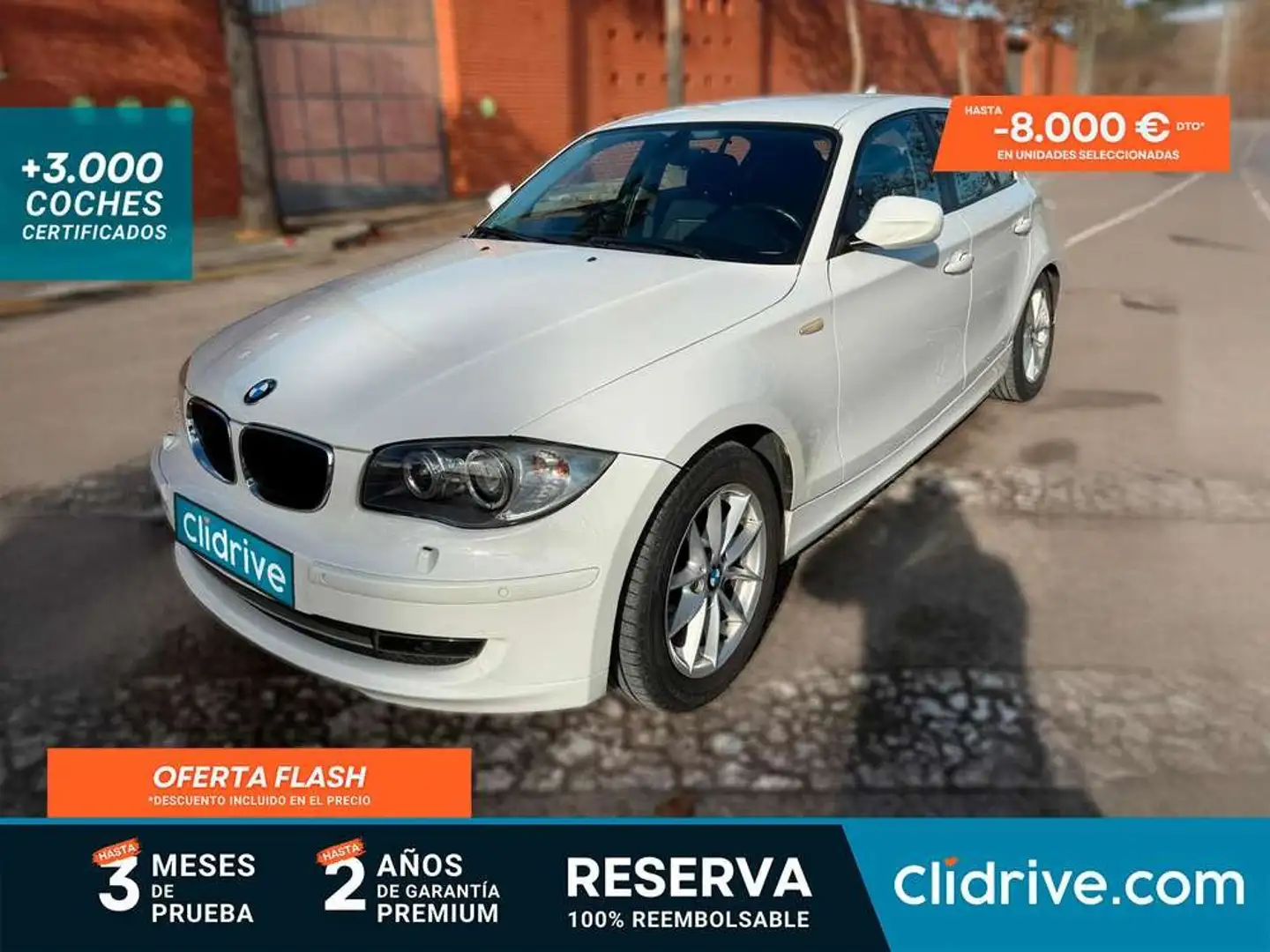BMW 116 116d Blanc - 1