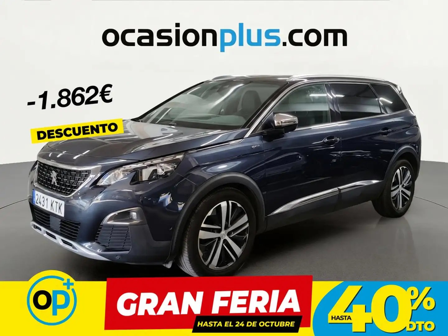 Peugeot 5008 2.0BlueHDi S&S GT EAT8 180 Azul - 1
