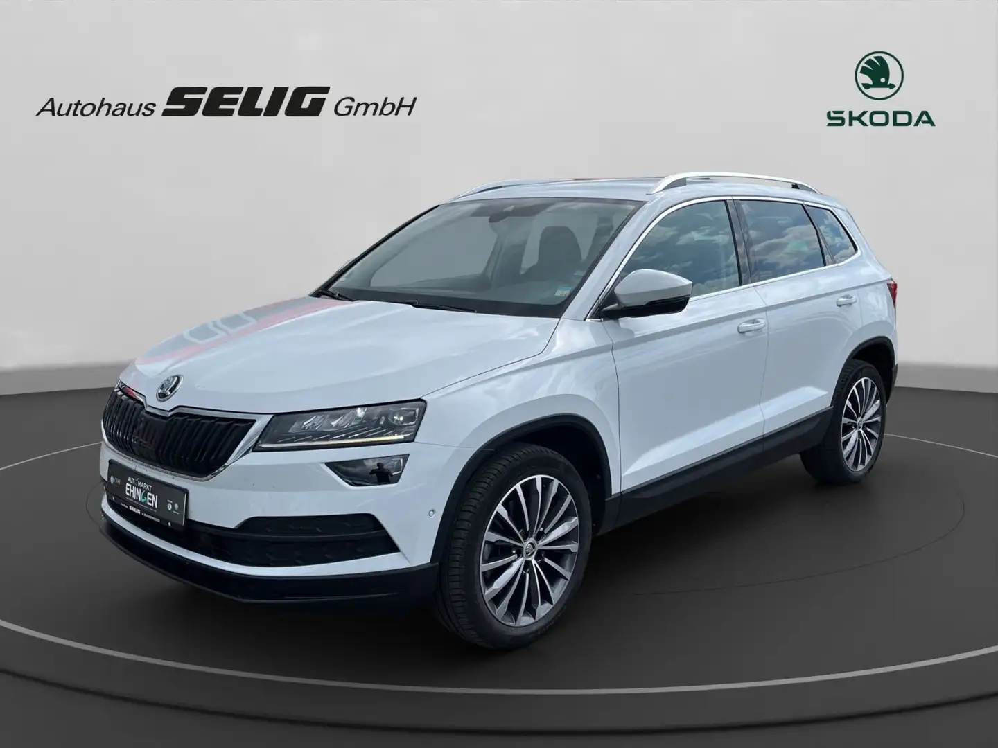 Skoda Karoq 1.5 TSI 150 PS DSG Style,Standheizung,SH,A Weiß - 1