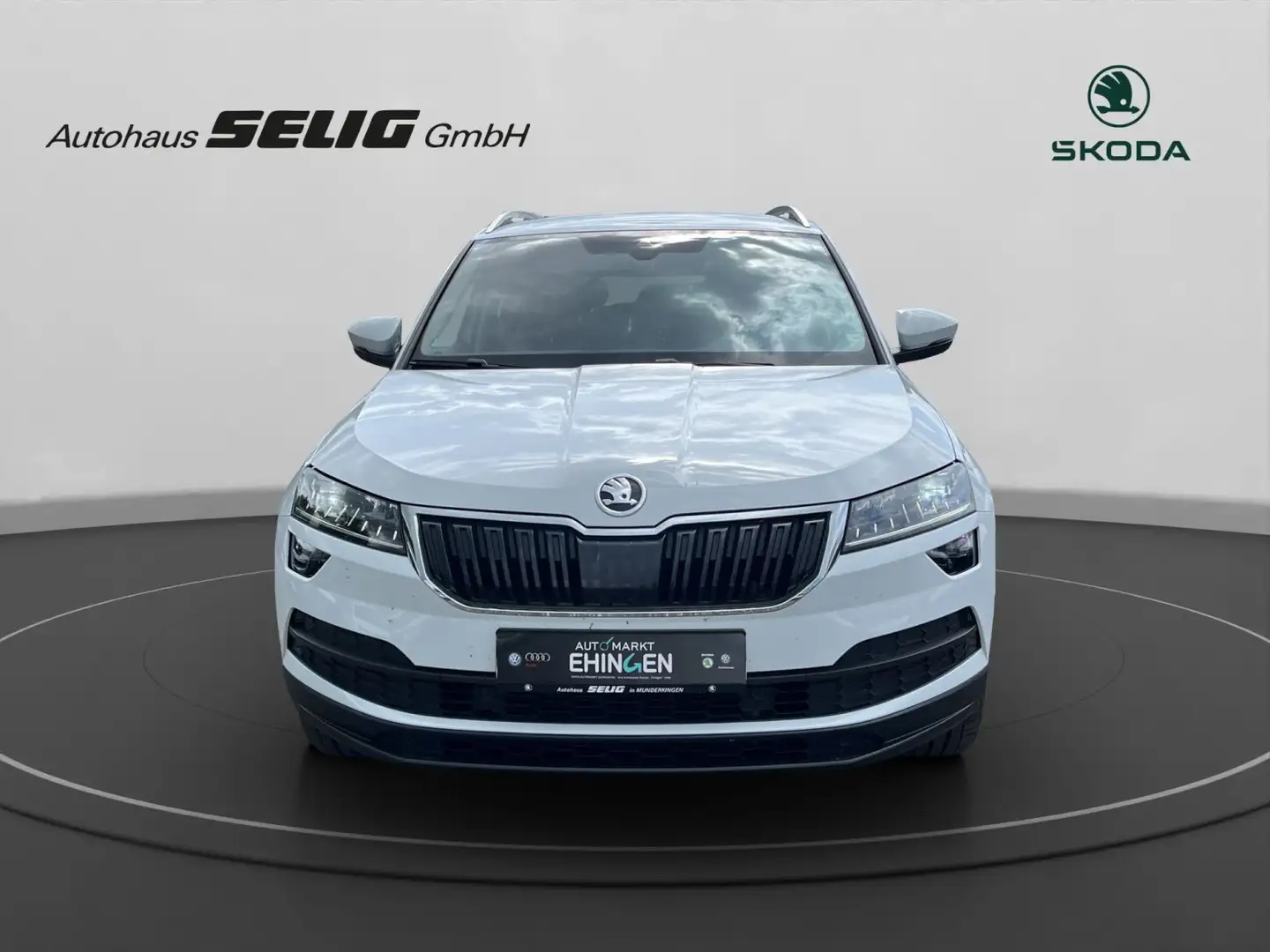 Skoda Karoq 1.5 TSI 150 PS DSG Style,Standheizung,SH,A Weiß - 2