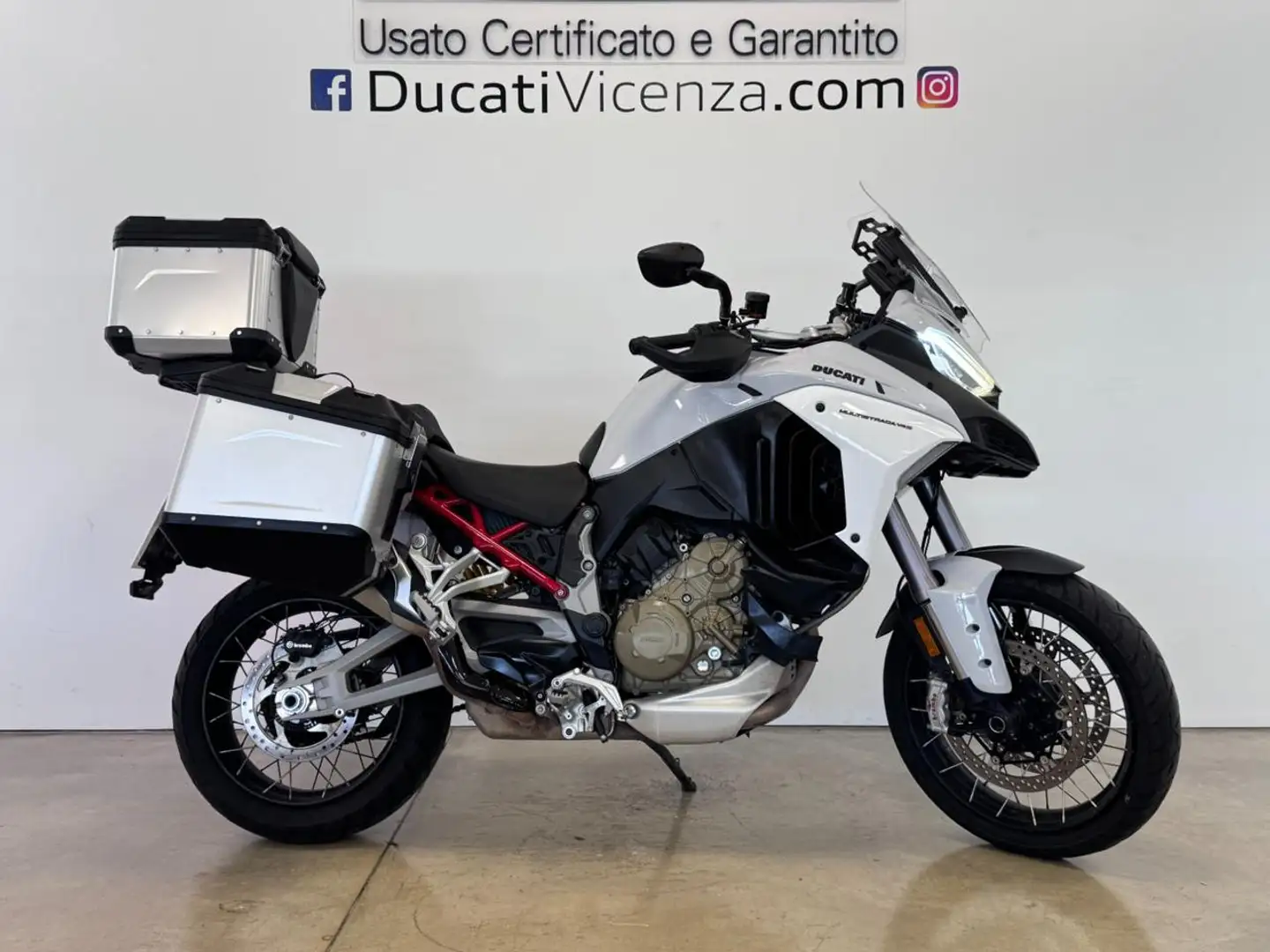 Ducati Multistrada V4 S RADAR ICEBERG Wit - 1