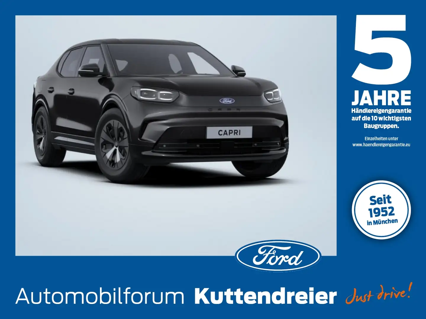 Ford Capri 210kW RWD Extended Range NAV*360°*IACC*LED Gris - 1