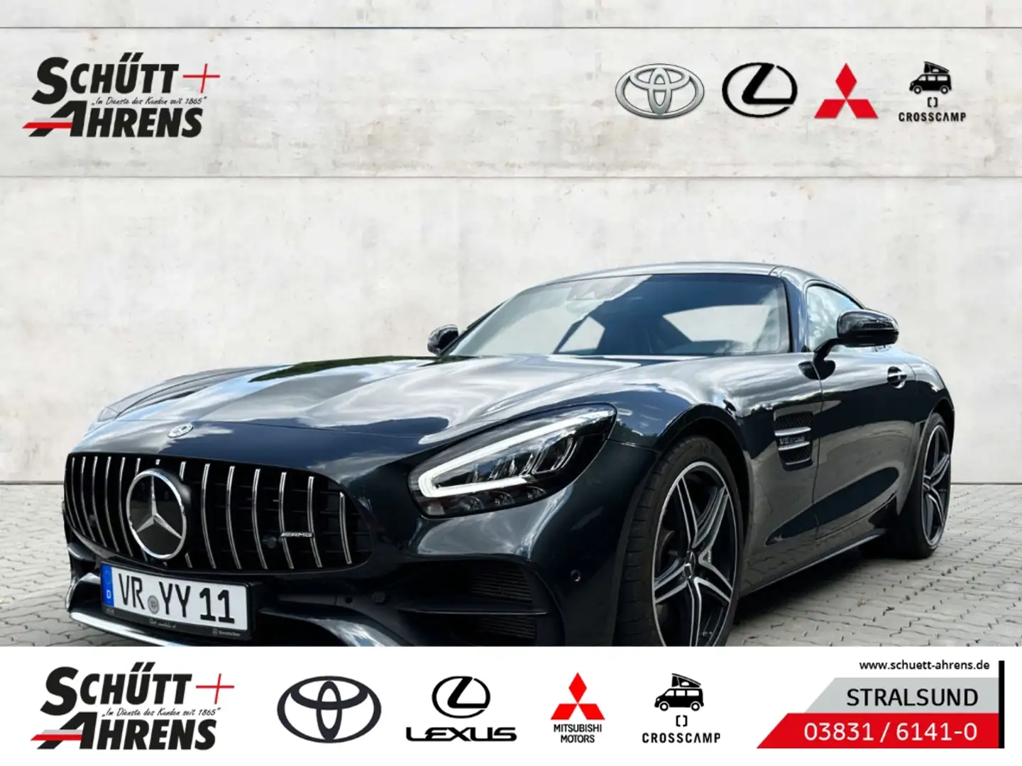 Mercedes-Benz AMG GT Coupe PANO LED ASSI KAM Keyless PDC SHZ KLIMA Zwart - 1