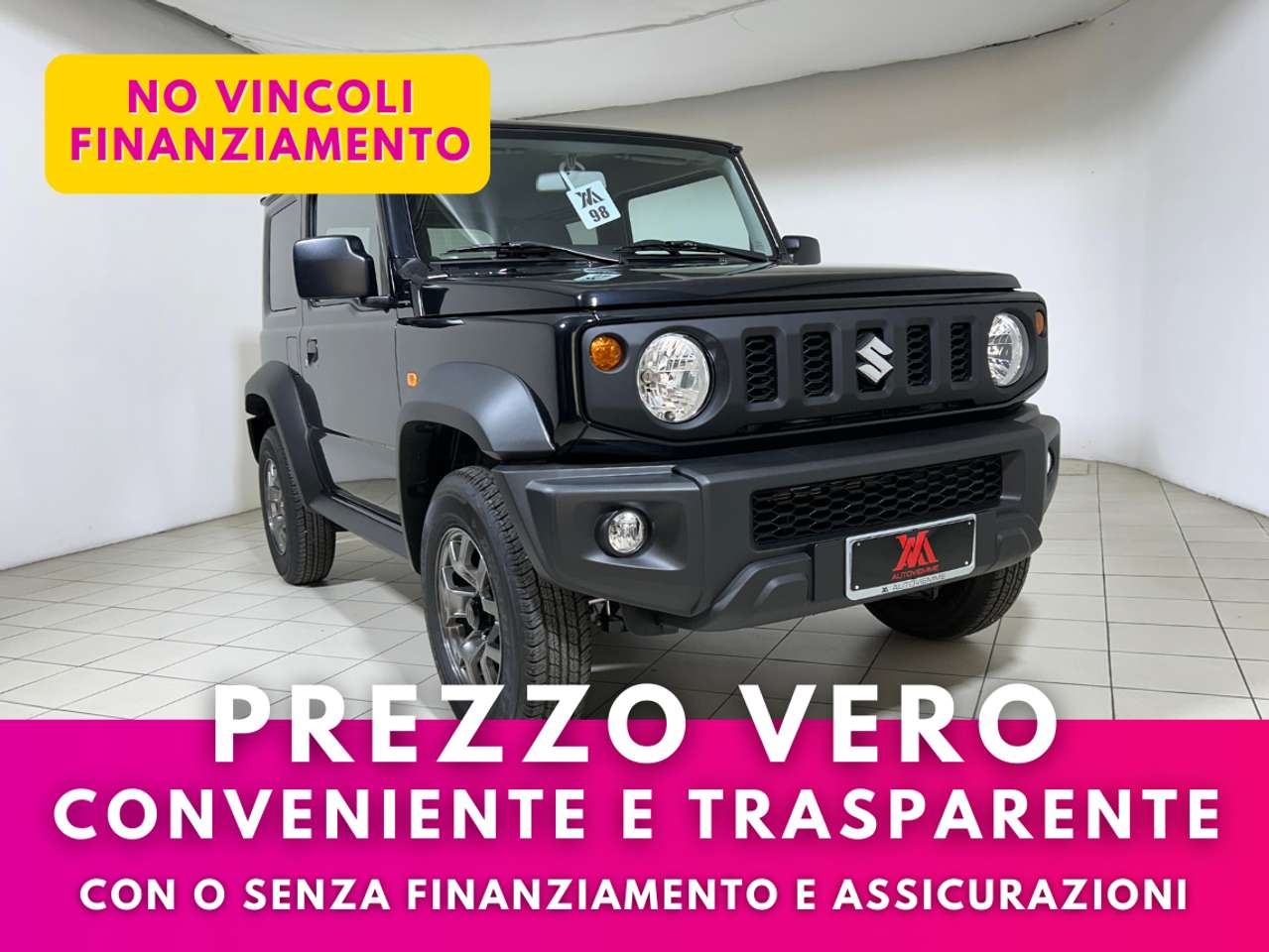 Suzuki Jimny Top 4wd 4 posti autovettura cambio automatico