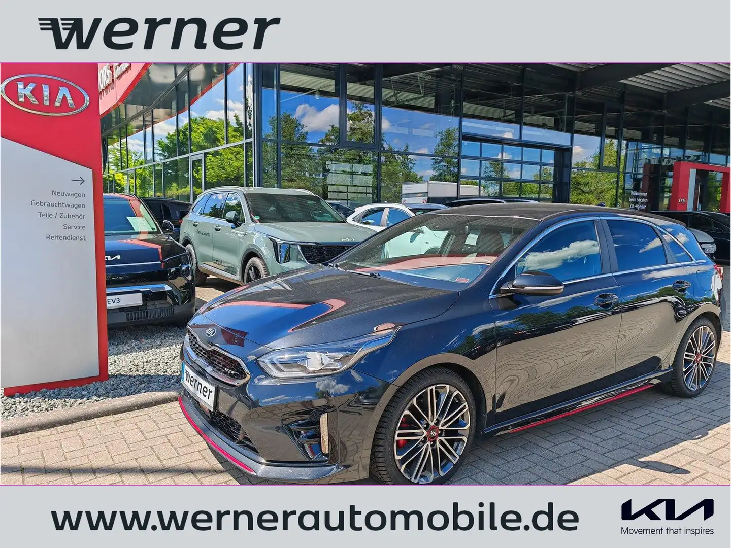 Kia Ceed CD 1.6 T-GDI GT DCT Komfort-Paket JBL Navi Noir - 1