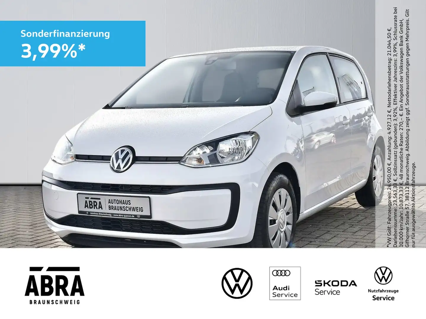 Volkswagen e-up! move up! 1.0 CAM+DAB+PHONE+USB Alb - 1