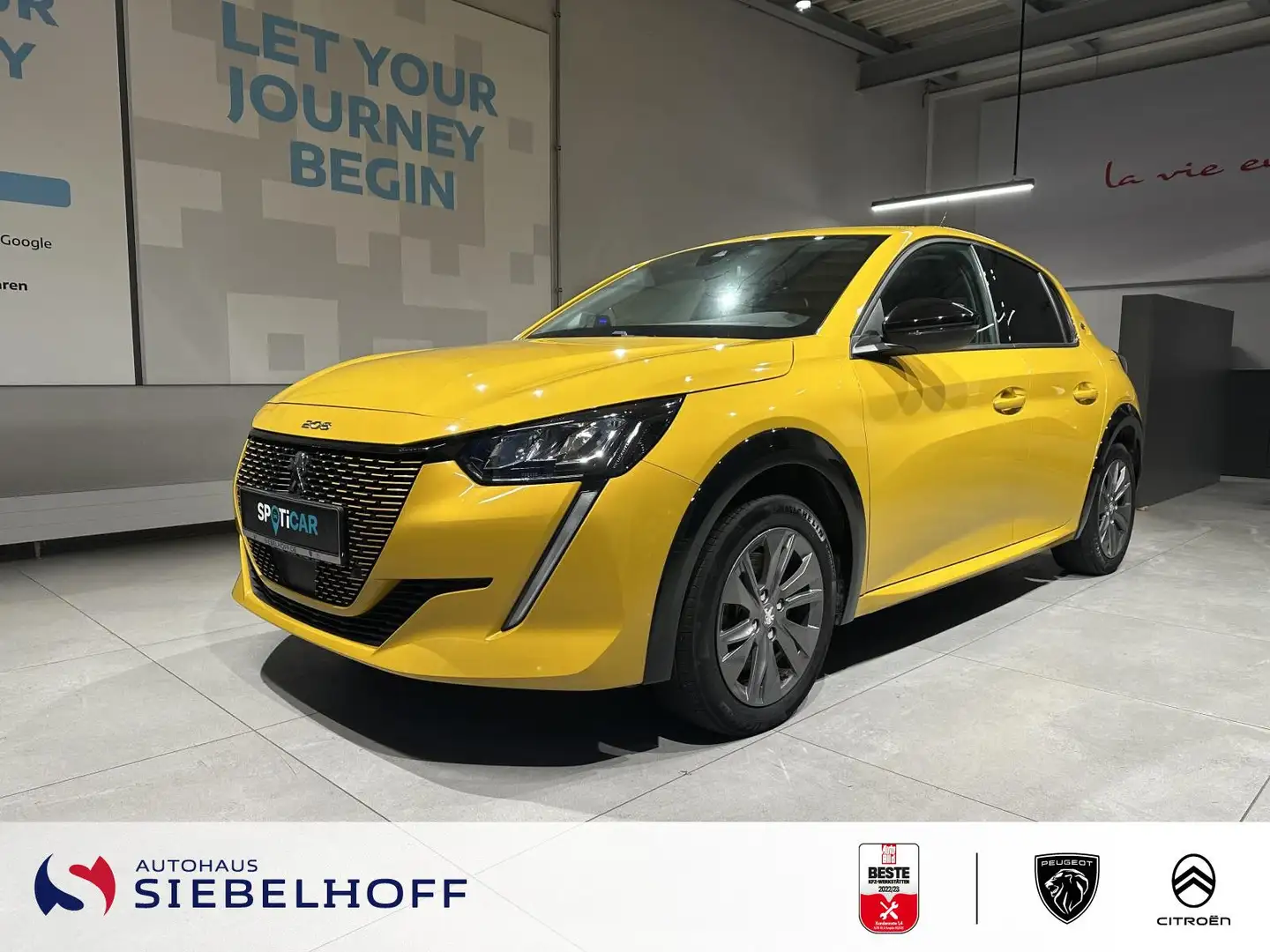 Peugeot 208 e-208 Allure Pack Elektromotor 136 *Navi*ACC* Jaune - 2