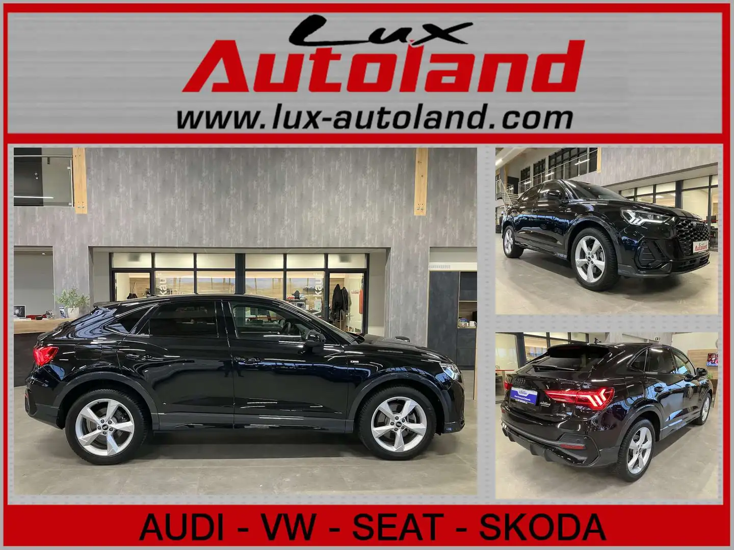 Audi Q3 Sportback 40 TDI 2xS line Lede Navi ACC AHK Noir - 1