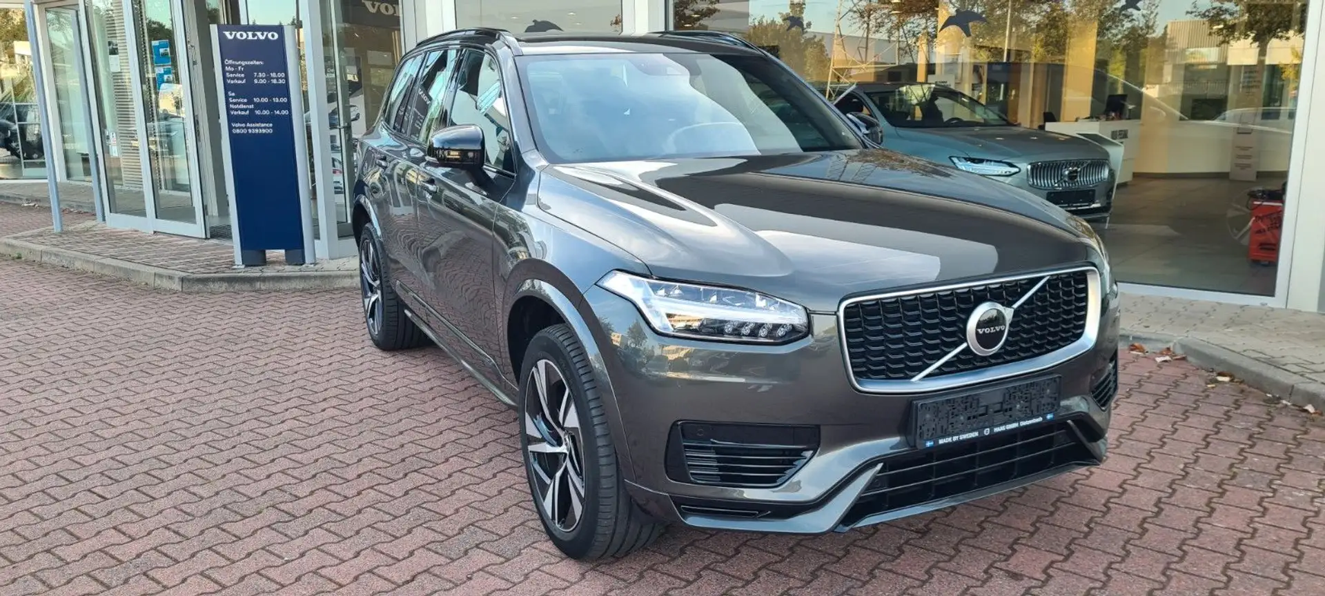 Volvo XC90 T8 Geartronic Recharge R-Design Gris - 1