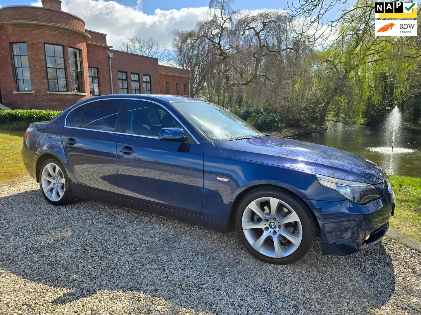 BMW 525 5-serie 525i XENON/airco/CRUISE/6-bak/18 inch Blu/Azzurro - 1