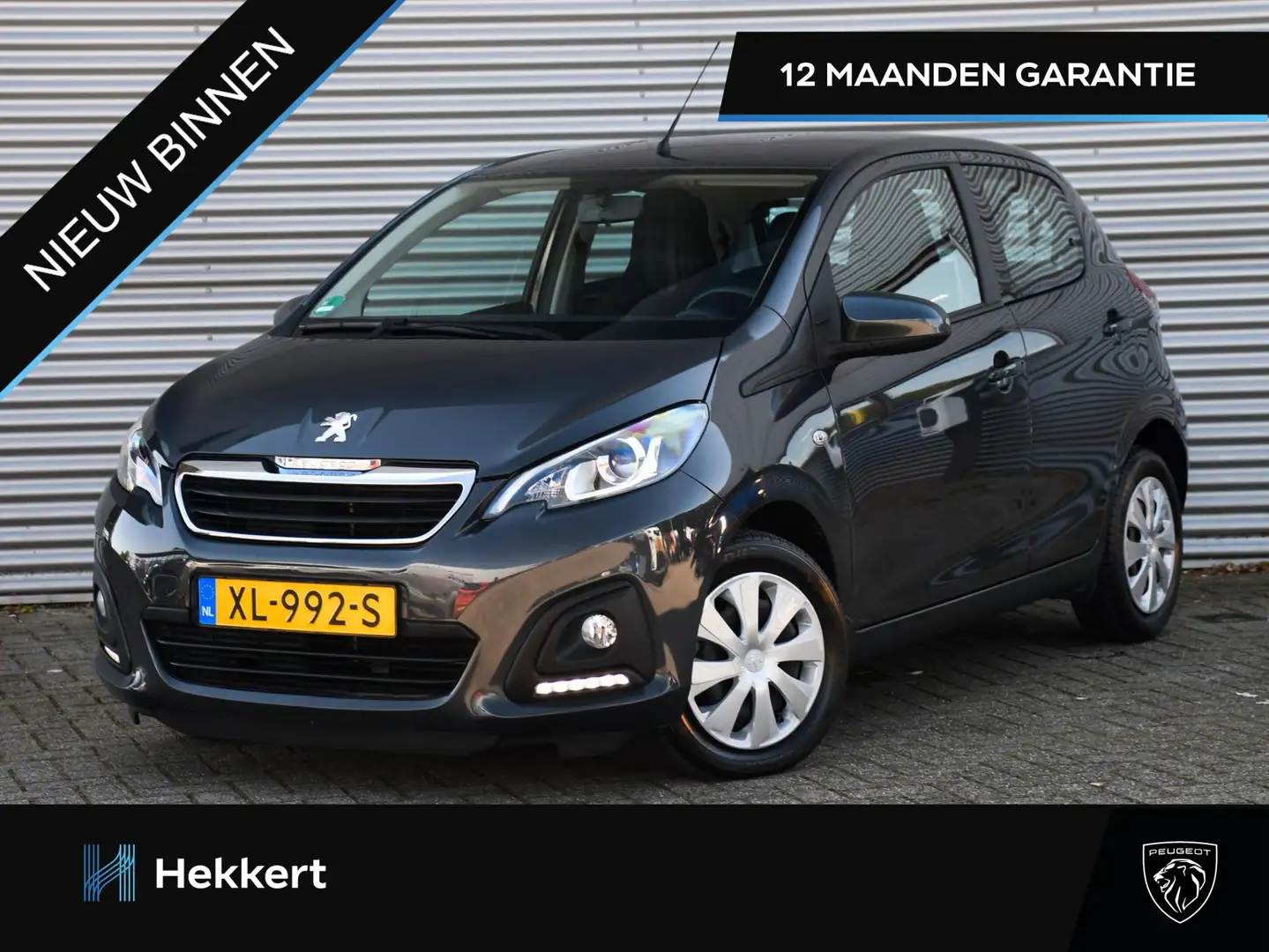 Peugeot 108 Active 1.0 e-VTi 72pk Automaat DAB | ACHTERUITRIJC Gris - 1